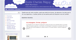 Desktop Screenshot of ecolecharlespeguyderueil.com