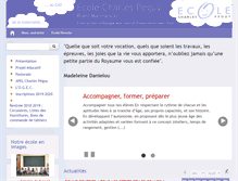 Tablet Screenshot of ecolecharlespeguyderueil.com